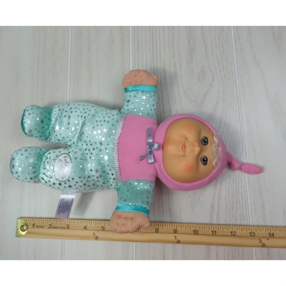 Celebrate CPK Cabbage Patch Kids Baby doll Soft Plush vinyl pink green stars